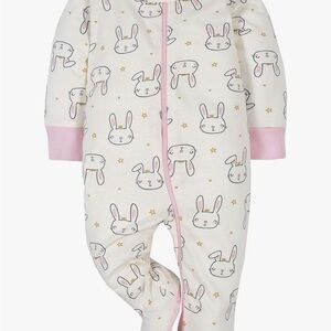 Adorable Bunny Print Kids One Piece